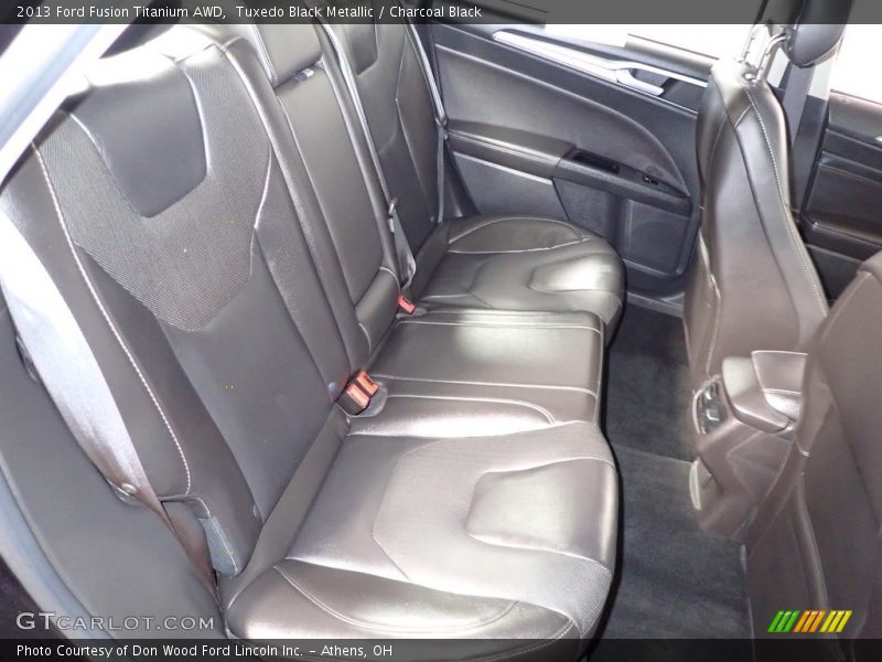 Tuxedo Black Metallic / Charcoal Black 2013 Ford Fusion Titanium AWD