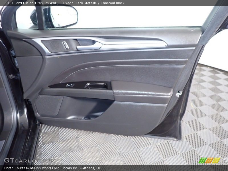 Tuxedo Black Metallic / Charcoal Black 2013 Ford Fusion Titanium AWD