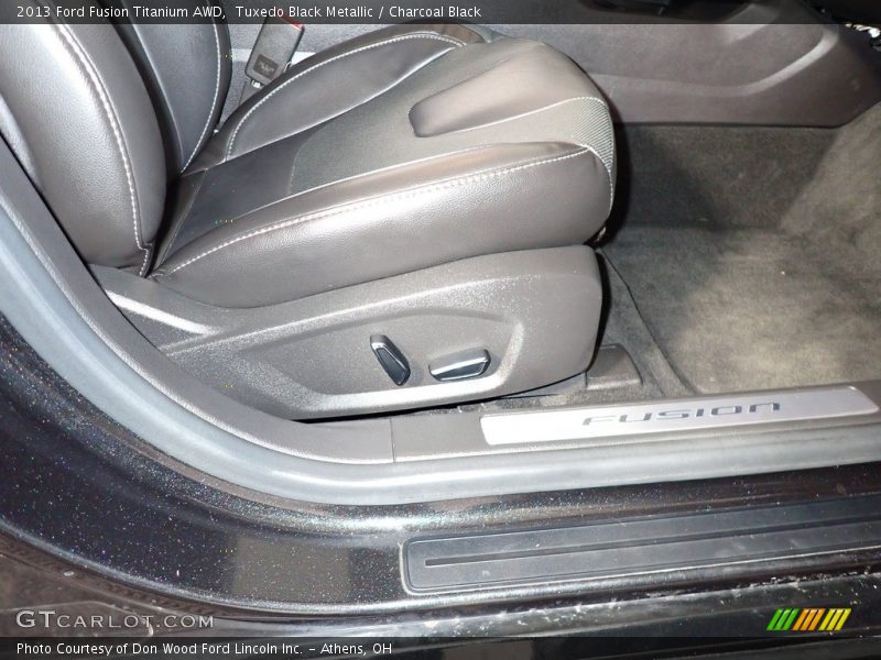 Tuxedo Black Metallic / Charcoal Black 2013 Ford Fusion Titanium AWD