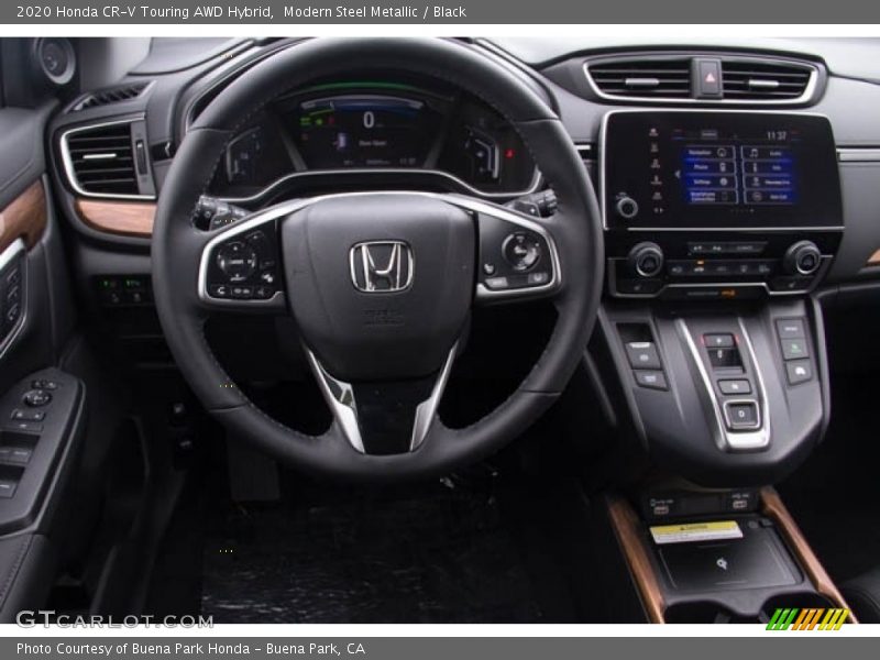 Dashboard of 2020 CR-V Touring AWD Hybrid