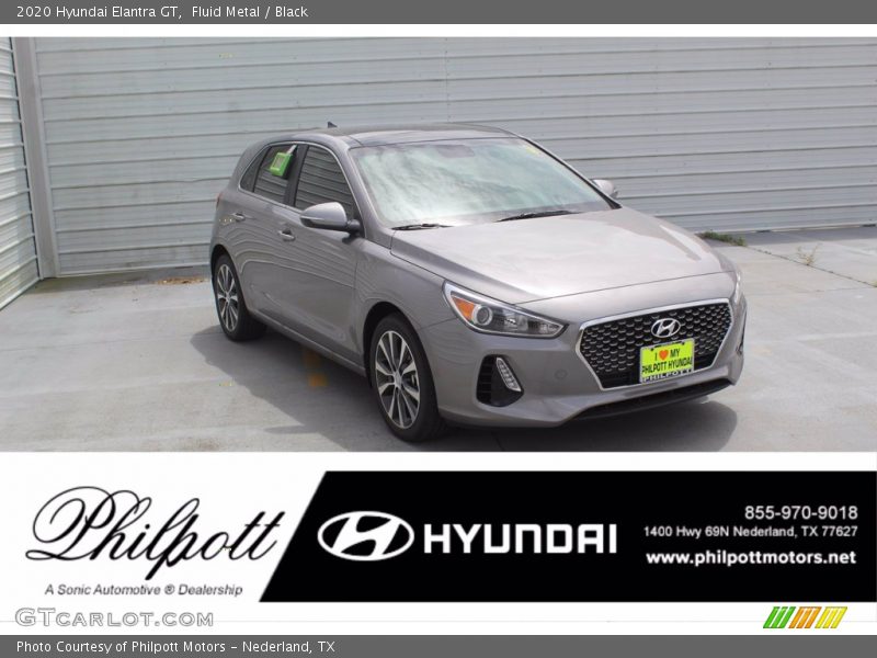 Fluid Metal / Black 2020 Hyundai Elantra GT