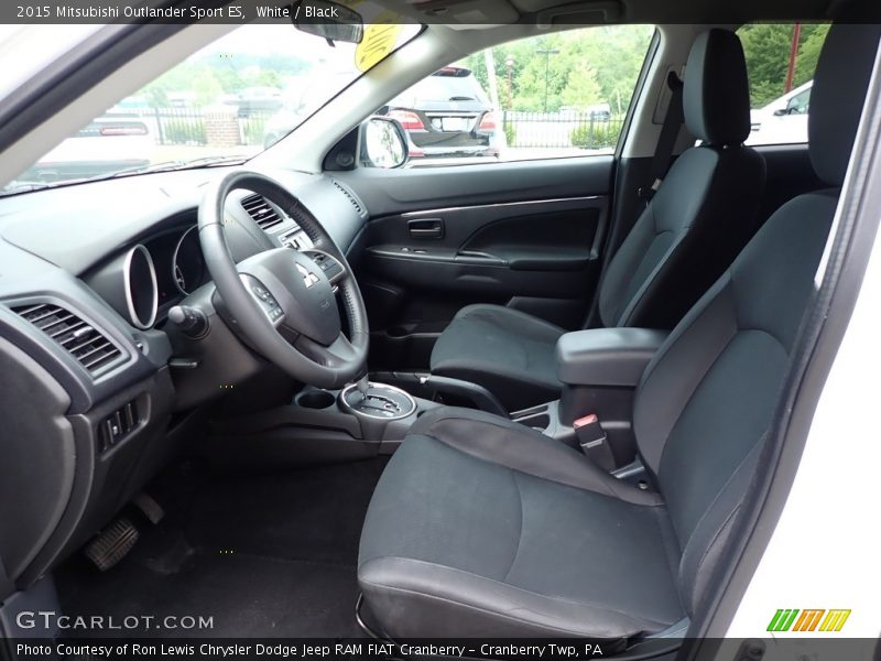 White / Black 2015 Mitsubishi Outlander Sport ES