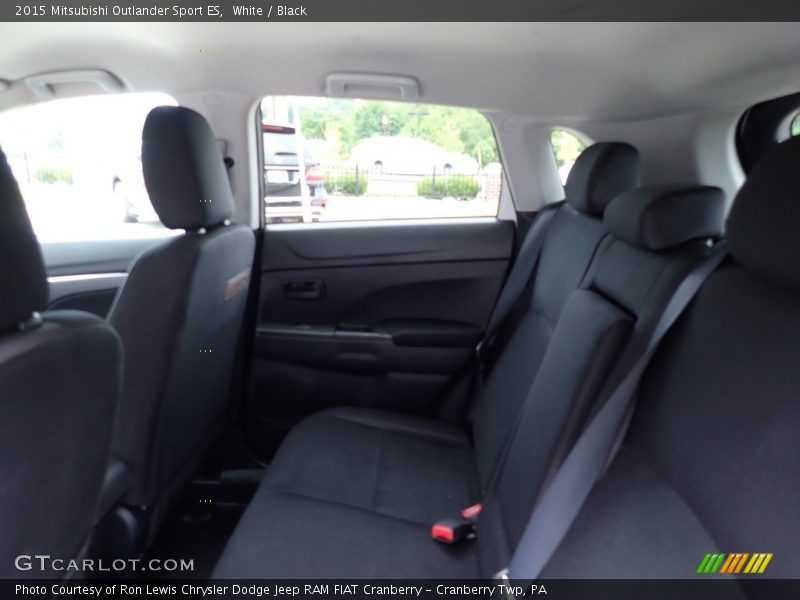 White / Black 2015 Mitsubishi Outlander Sport ES