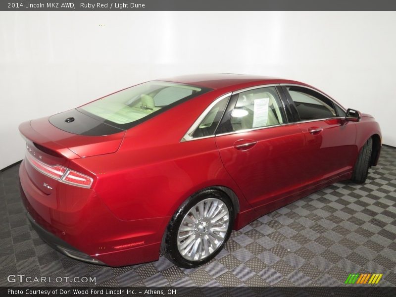 Ruby Red / Light Dune 2014 Lincoln MKZ AWD