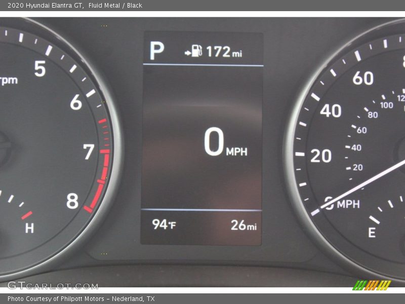 Fluid Metal / Black 2020 Hyundai Elantra GT