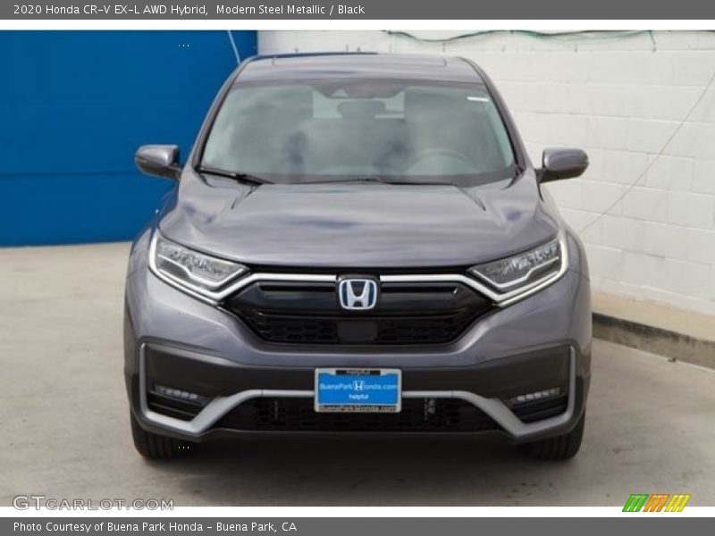 Modern Steel Metallic / Black 2020 Honda CR-V EX-L AWD Hybrid