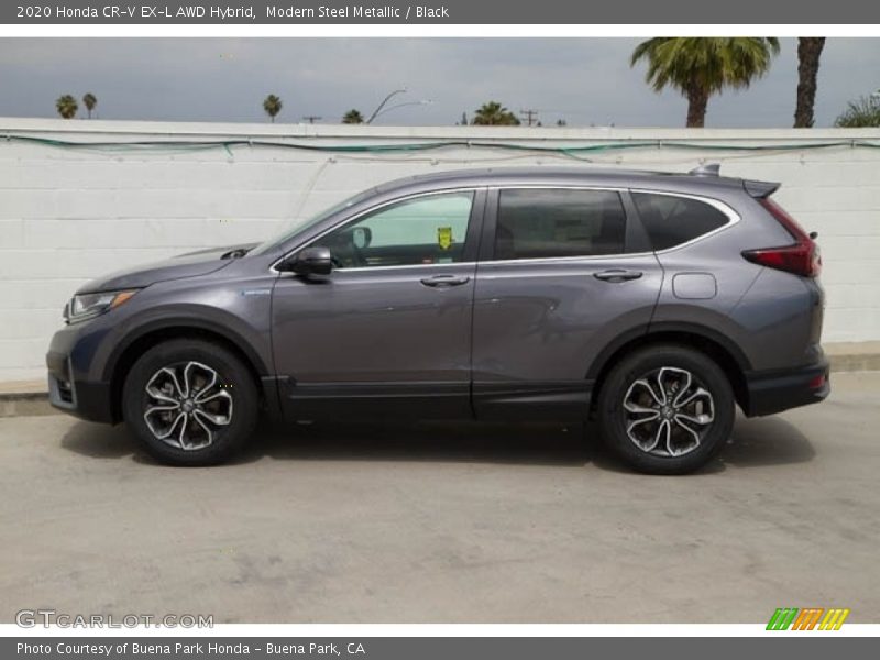 Modern Steel Metallic / Black 2020 Honda CR-V EX-L AWD Hybrid