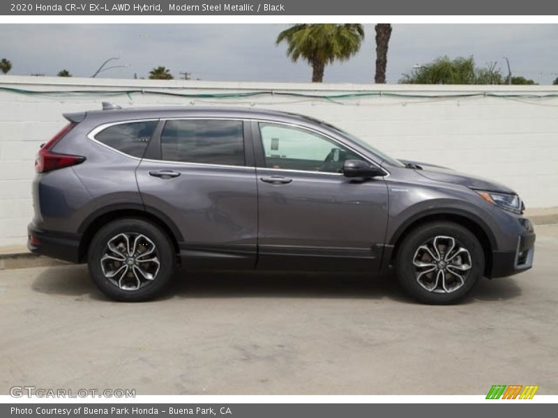 Modern Steel Metallic / Black 2020 Honda CR-V EX-L AWD Hybrid