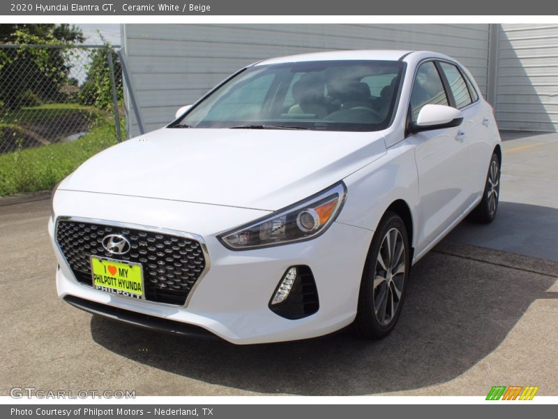 Ceramic White / Beige 2020 Hyundai Elantra GT