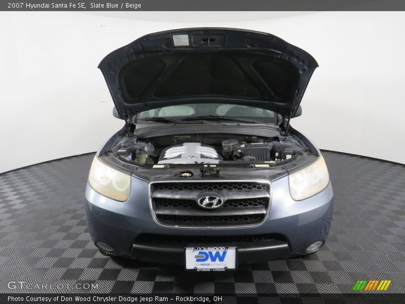 Slate Blue / Beige 2007 Hyundai Santa Fe SE