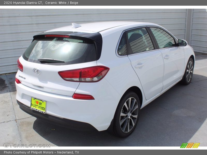 Ceramic White / Beige 2020 Hyundai Elantra GT