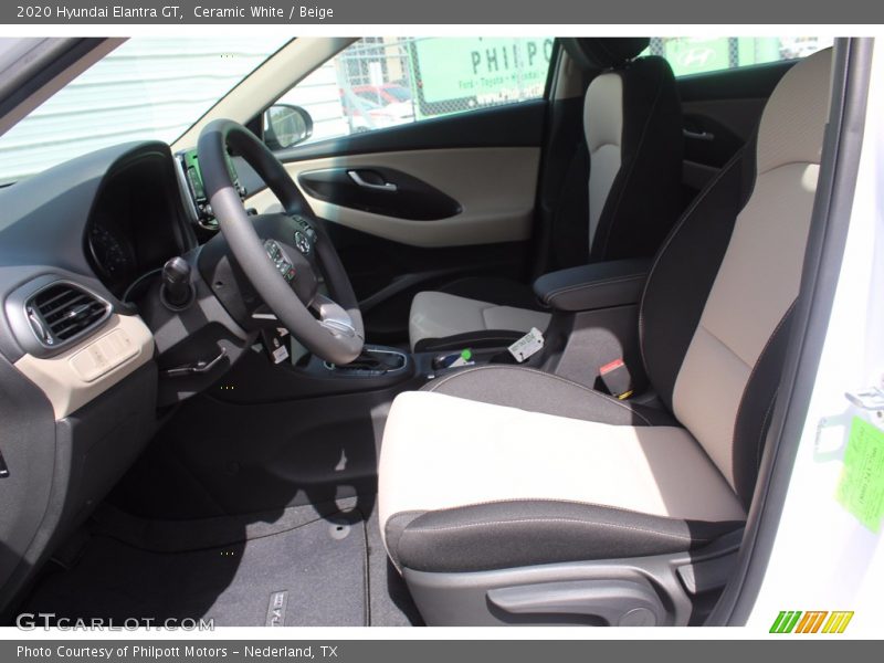 Ceramic White / Beige 2020 Hyundai Elantra GT