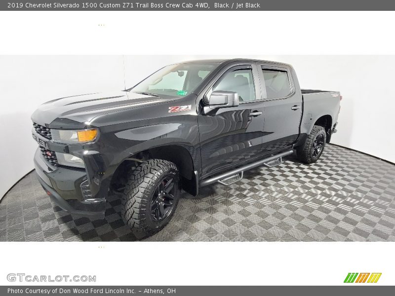 Black / Jet Black 2019 Chevrolet Silverado 1500 Custom Z71 Trail Boss Crew Cab 4WD