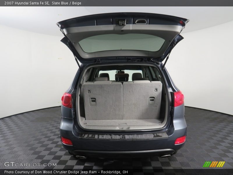 Slate Blue / Beige 2007 Hyundai Santa Fe SE