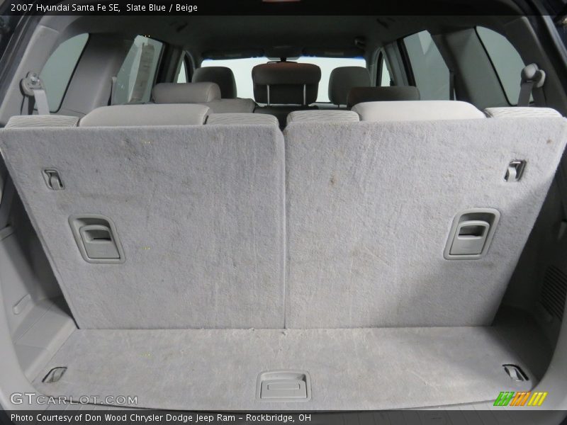 Slate Blue / Beige 2007 Hyundai Santa Fe SE