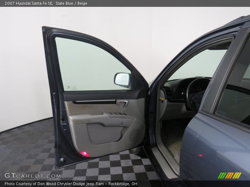 Slate Blue / Beige 2007 Hyundai Santa Fe SE