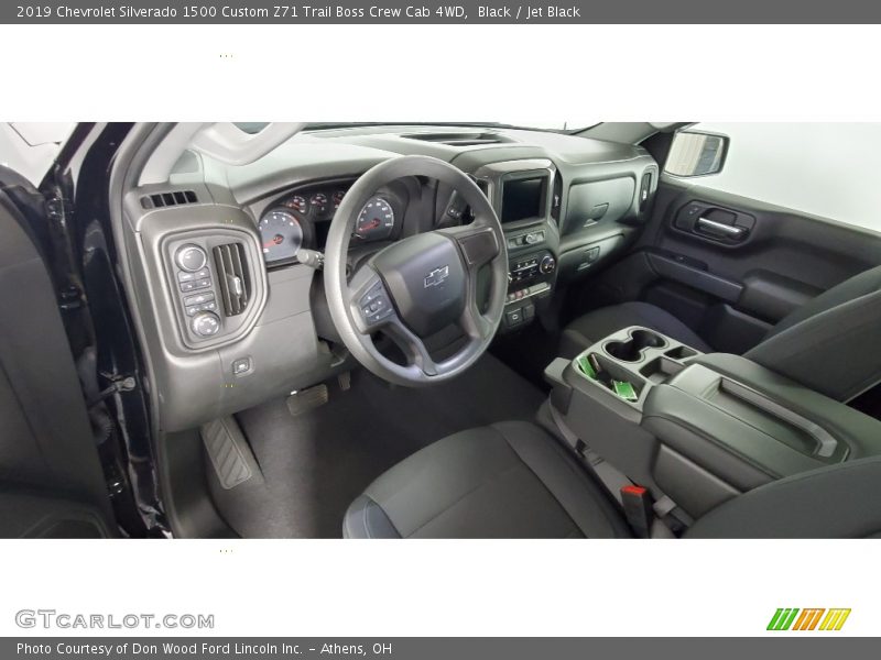 Black / Jet Black 2019 Chevrolet Silverado 1500 Custom Z71 Trail Boss Crew Cab 4WD