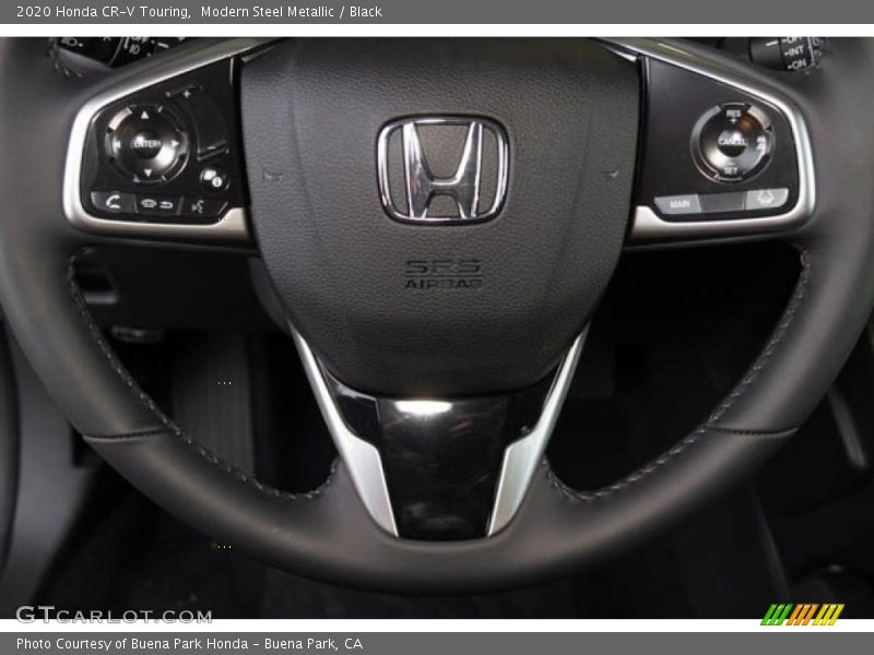 Modern Steel Metallic / Black 2020 Honda CR-V Touring