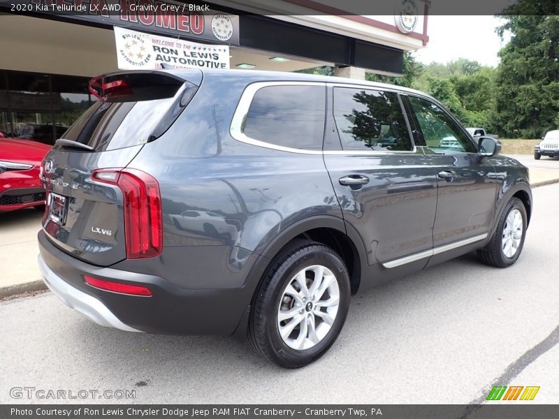 Gravity Grey / Black 2020 Kia Telluride LX AWD