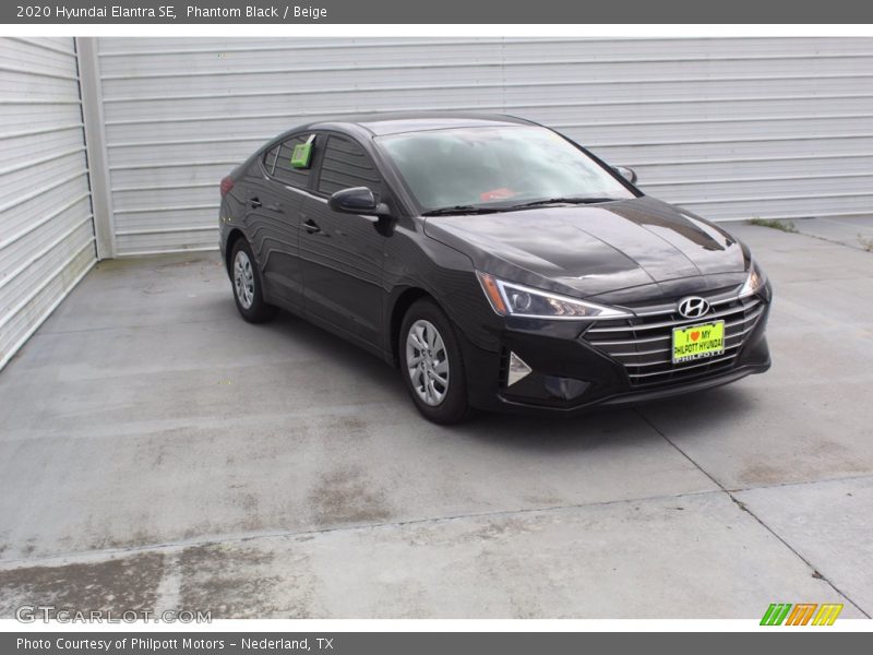 Phantom Black / Beige 2020 Hyundai Elantra SE