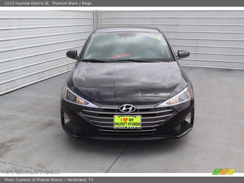 Phantom Black / Beige 2020 Hyundai Elantra SE