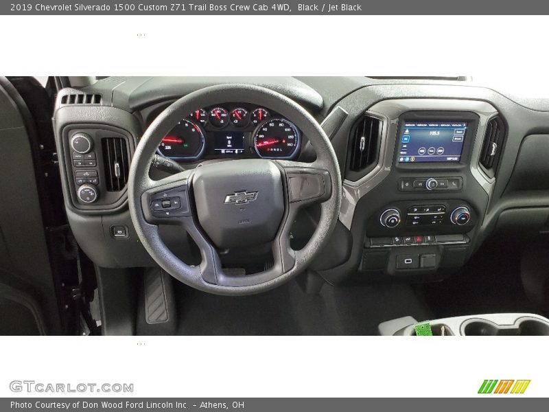 Black / Jet Black 2019 Chevrolet Silverado 1500 Custom Z71 Trail Boss Crew Cab 4WD
