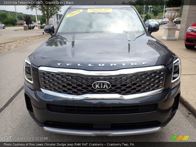 Gravity Grey / Black 2020 Kia Telluride LX AWD
