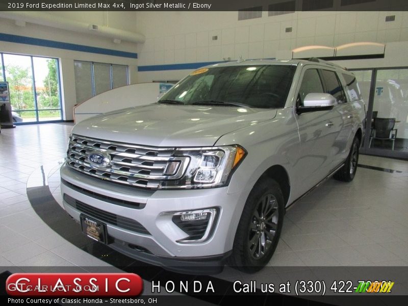 Ingot Silver Metallic / Ebony 2019 Ford Expedition Limited Max 4x4