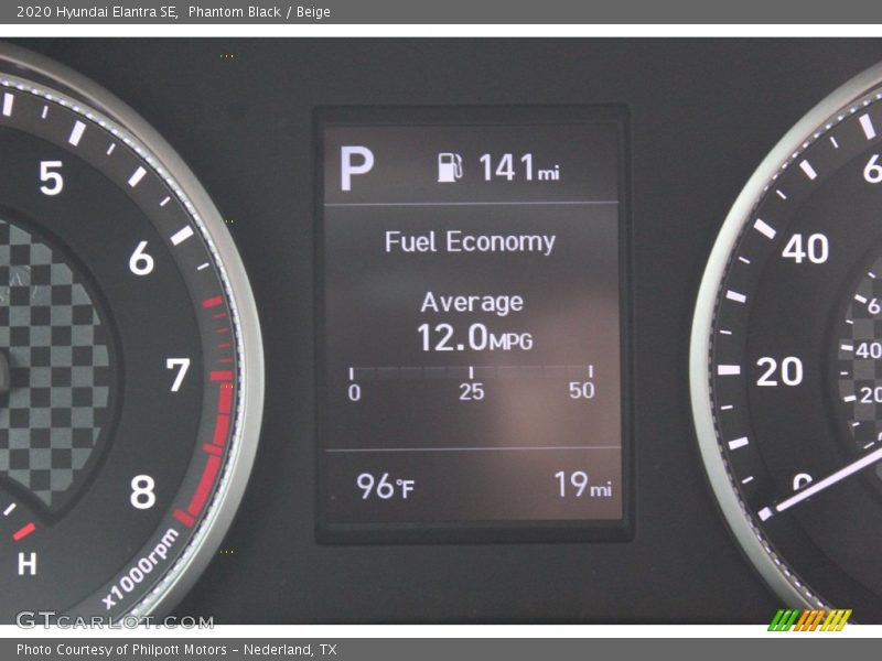 Phantom Black / Beige 2020 Hyundai Elantra SE