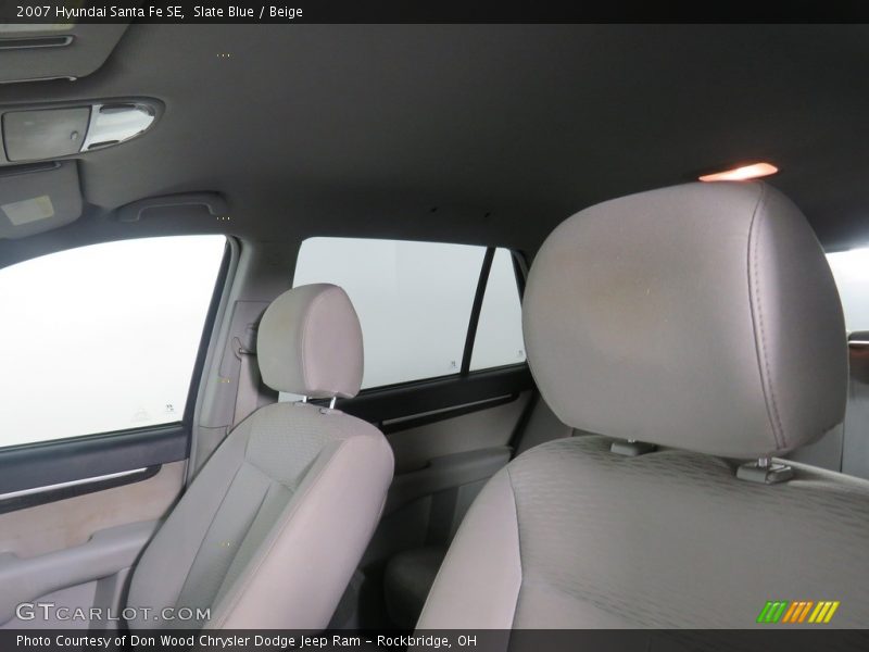 Slate Blue / Beige 2007 Hyundai Santa Fe SE