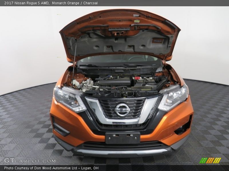 Monarch Orange / Charcoal 2017 Nissan Rogue S AWD