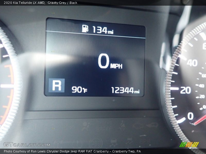 Gravity Grey / Black 2020 Kia Telluride LX AWD