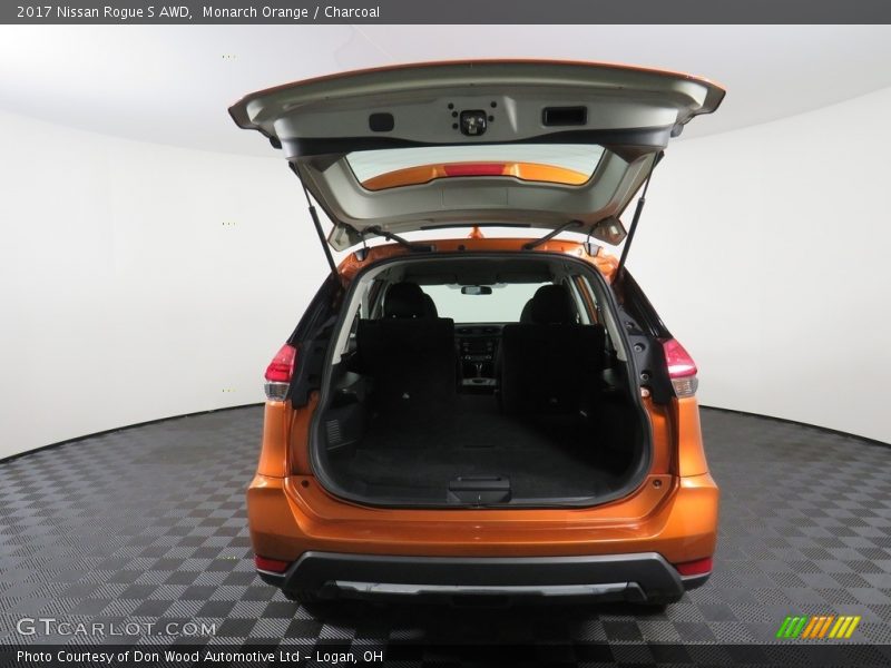 Monarch Orange / Charcoal 2017 Nissan Rogue S AWD
