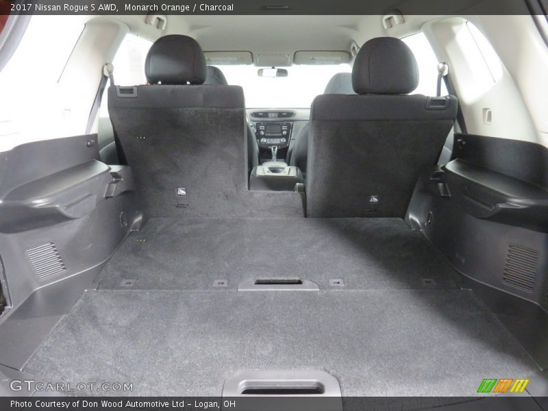 Monarch Orange / Charcoal 2017 Nissan Rogue S AWD