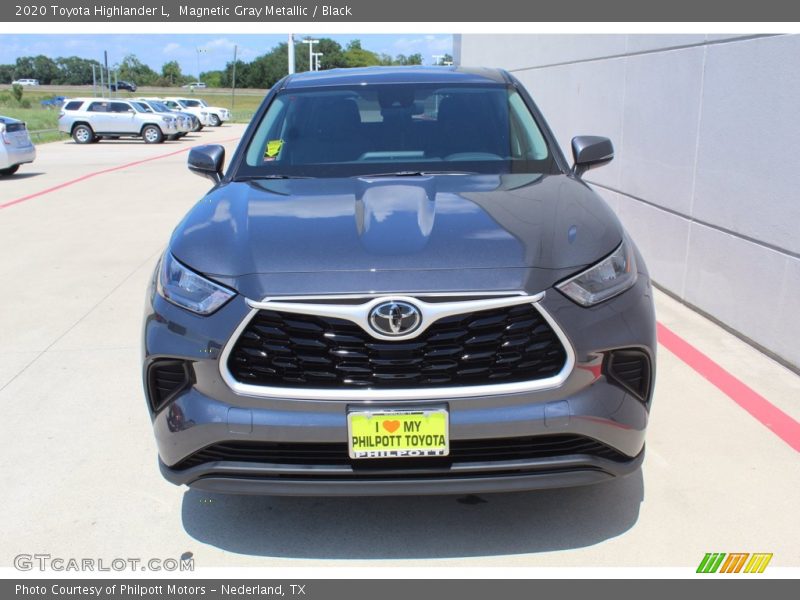 Magnetic Gray Metallic / Black 2020 Toyota Highlander L