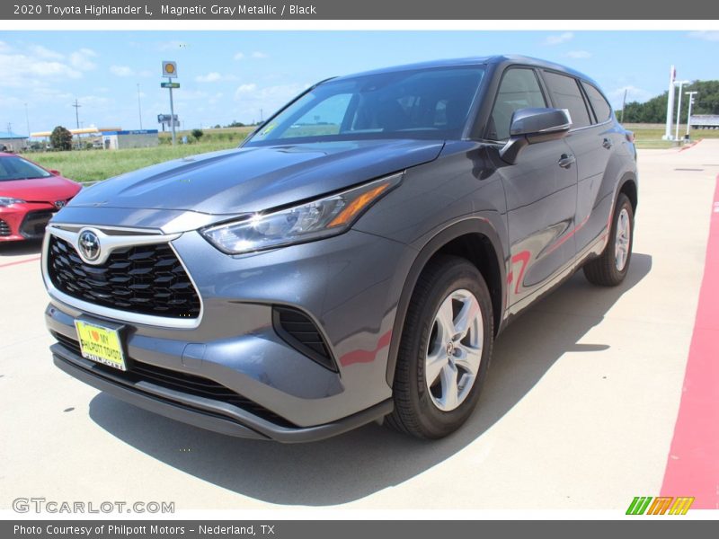 Magnetic Gray Metallic / Black 2020 Toyota Highlander L