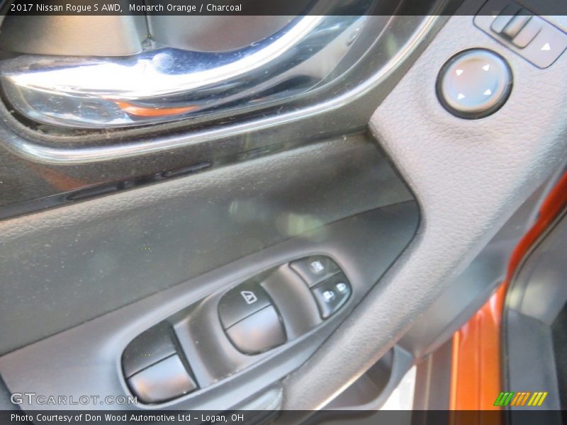 Monarch Orange / Charcoal 2017 Nissan Rogue S AWD