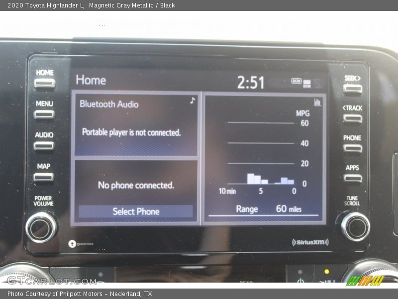 Magnetic Gray Metallic / Black 2020 Toyota Highlander L