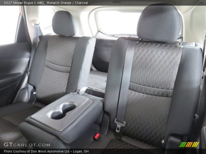 Monarch Orange / Charcoal 2017 Nissan Rogue S AWD