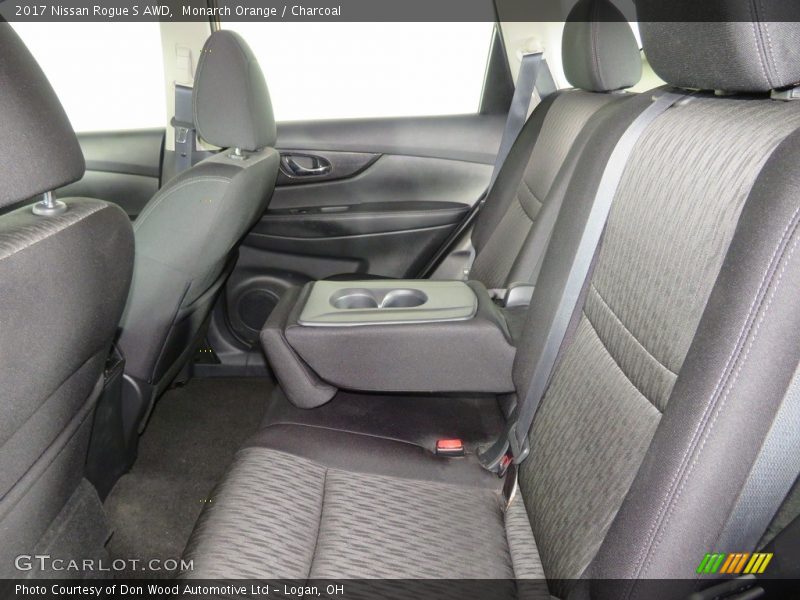 Monarch Orange / Charcoal 2017 Nissan Rogue S AWD