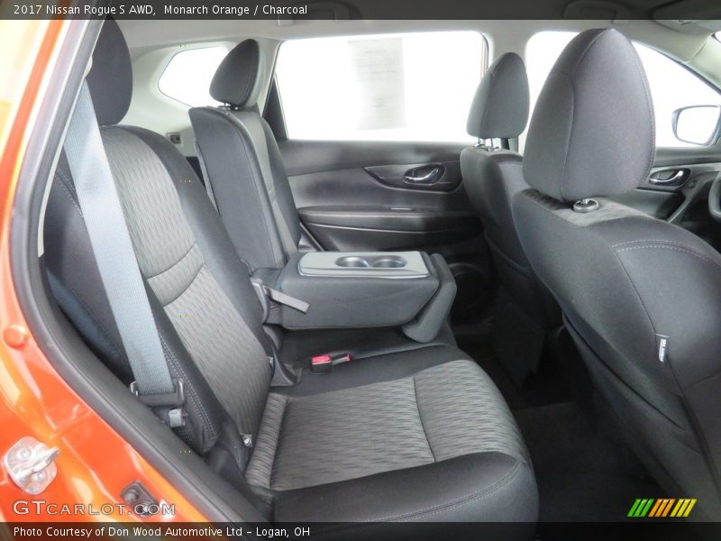 Monarch Orange / Charcoal 2017 Nissan Rogue S AWD