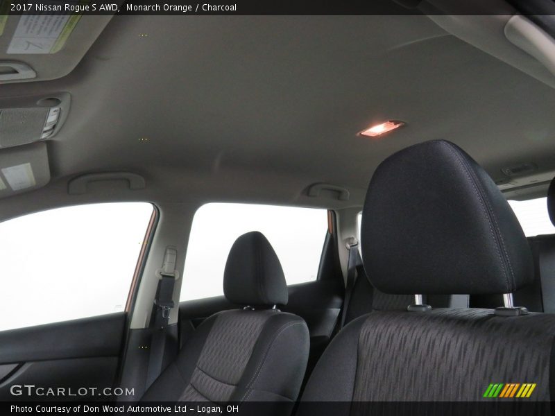 Monarch Orange / Charcoal 2017 Nissan Rogue S AWD