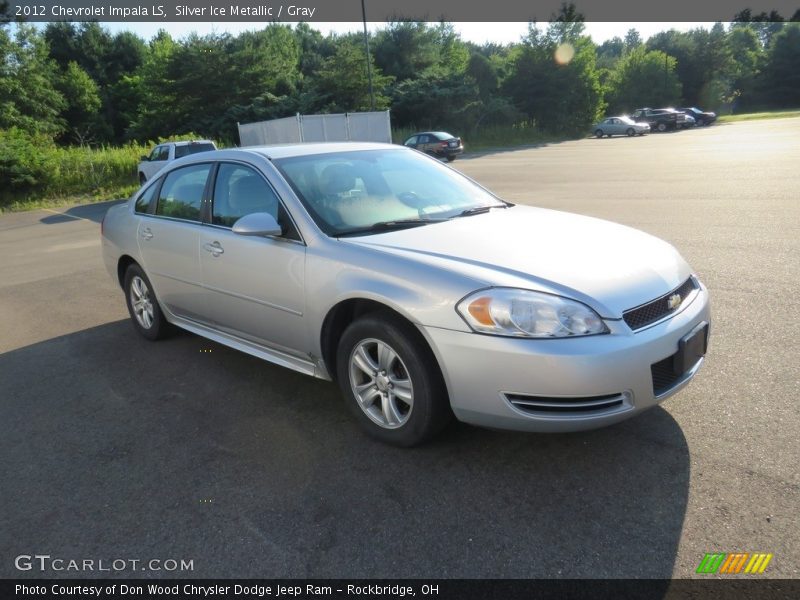 Silver Ice Metallic / Gray 2012 Chevrolet Impala LS