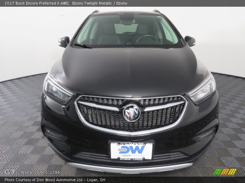 Ebony Twilight Metallic / Ebony 2017 Buick Encore Preferred II AWD