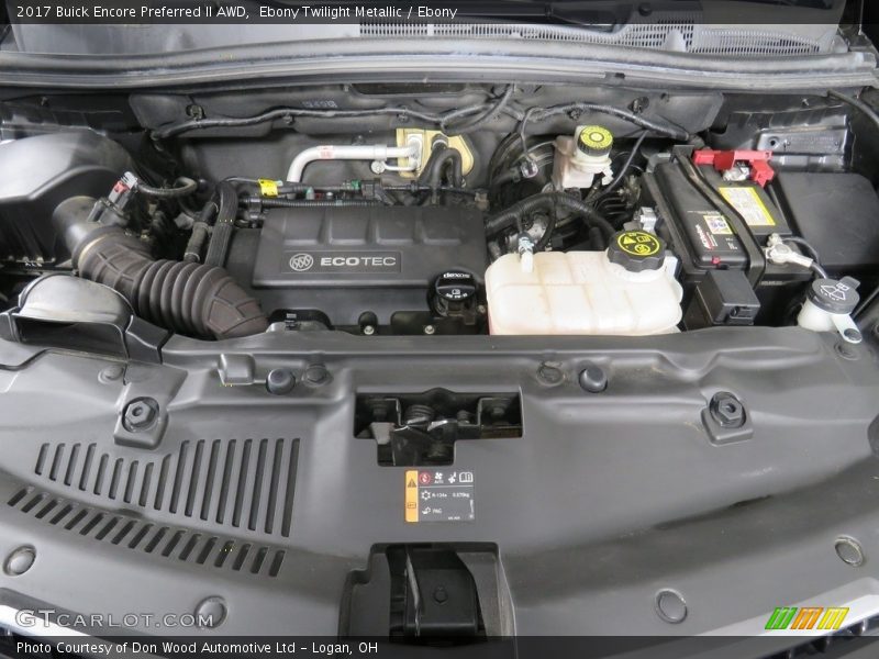 Ebony Twilight Metallic / Ebony 2017 Buick Encore Preferred II AWD
