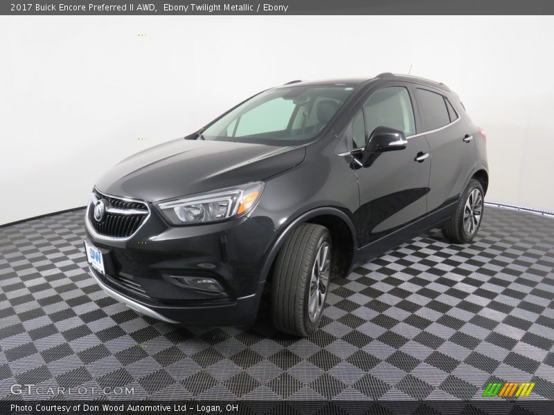 Ebony Twilight Metallic / Ebony 2017 Buick Encore Preferred II AWD