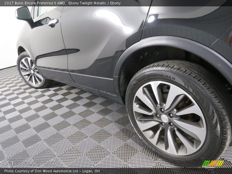Ebony Twilight Metallic / Ebony 2017 Buick Encore Preferred II AWD