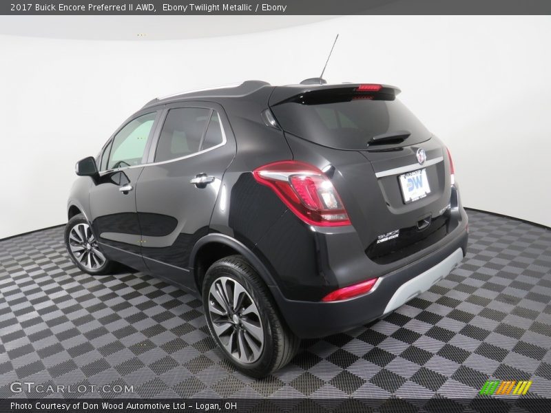 Ebony Twilight Metallic / Ebony 2017 Buick Encore Preferred II AWD