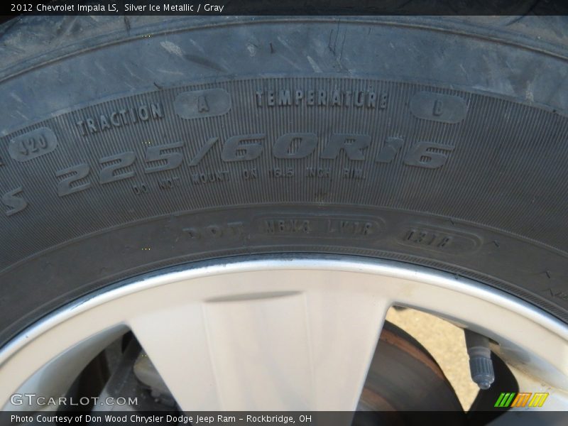 Silver Ice Metallic / Gray 2012 Chevrolet Impala LS