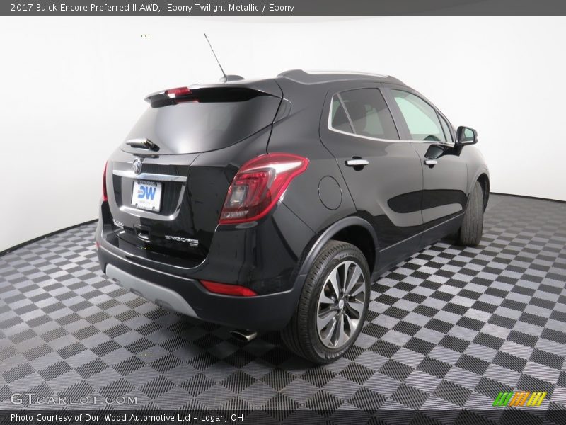 Ebony Twilight Metallic / Ebony 2017 Buick Encore Preferred II AWD